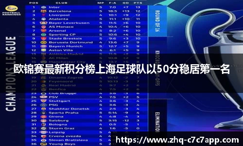 欧锦赛最新积分榜上海足球队以50分稳居第一名